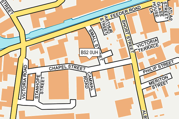 BS2 0UH map - OS OpenMap – Local (Ordnance Survey) BS2 0UH map - OS OpenMap – Local (Ordnance Survey)