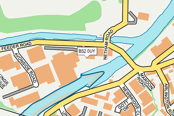 BS2 0UY map - OS OpenMap – Local (Ordnance Survey) BS2 0UY map - OS OpenMap – Local (Ordnance Survey)