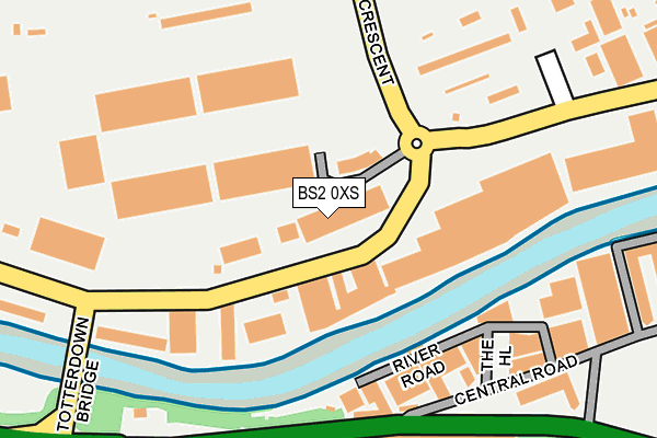 BS2 0XS map - OS OpenMap – Local (Ordnance Survey) BS2 0XS map - OS OpenMap – Local (Ordnance Survey)