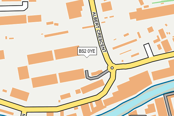 BS2 0YE map - OS OpenMap – Local (Ordnance Survey) BS2 0YE map - OS OpenMap – Local (Ordnance Survey)