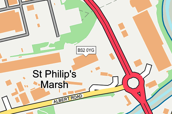BS2 0YG map - OS OpenMap – Local (Ordnance Survey) BS2 0YG map - OS OpenMap – Local (Ordnance Survey)
