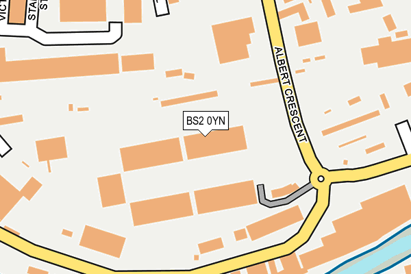 BS2 0YN map - OS OpenMap – Local (Ordnance Survey) BS2 0YN map - OS OpenMap – Local (Ordnance Survey)