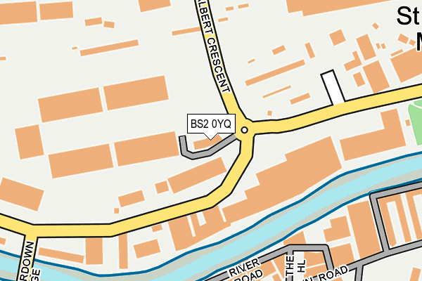 BS2 0YQ map - OS OpenMap – Local (Ordnance Survey) BS2 0YQ map - OS OpenMap – Local (Ordnance Survey)