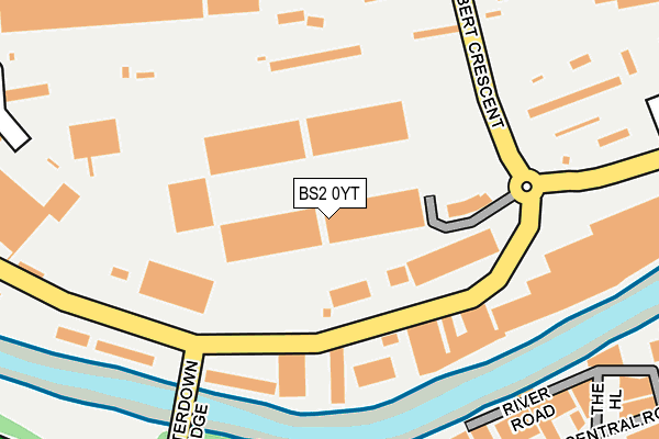 BS2 0YT map - OS OpenMap – Local (Ordnance Survey) BS2 0YT map - OS OpenMap – Local (Ordnance Survey)