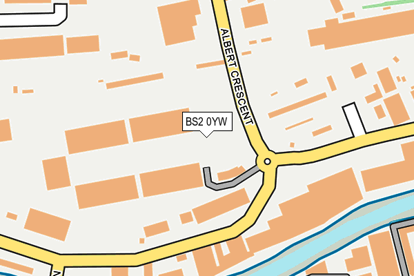 BS2 0YW map - OS OpenMap – Local (Ordnance Survey) BS2 0YW map - OS OpenMap – Local (Ordnance Survey)