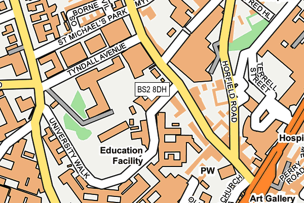 BS2 8DH map - OS OpenMap – Local (Ordnance Survey) BS2 8DH map - OS OpenMap – Local (Ordnance Survey)