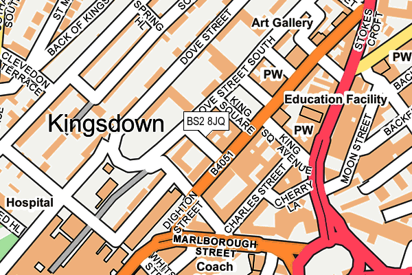 BS2 8JQ map - OS OpenMap – Local (Ordnance Survey) BS2 8JQ map - OS OpenMap – Local (Ordnance Survey)