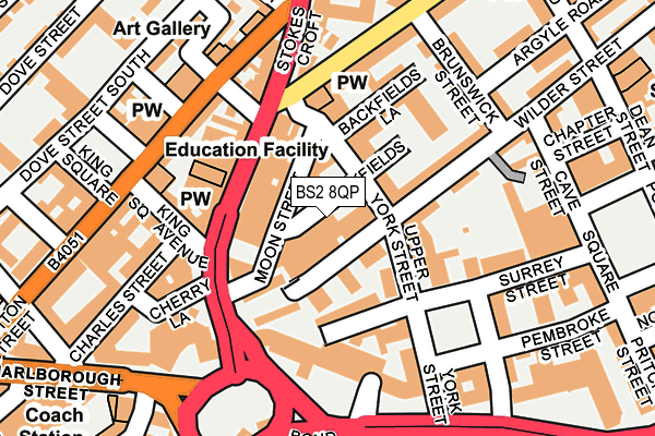 BS2 8QP map - OS OpenMap – Local (Ordnance Survey) BS2 8QP map - OS OpenMap – Local (Ordnance Survey)