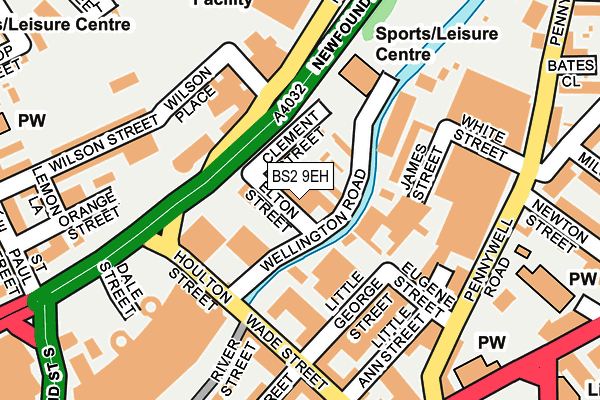 BS2 9EH map - OS OpenMap – Local (Ordnance Survey) BS2 9EH map - OS OpenMap – Local (Ordnance Survey)