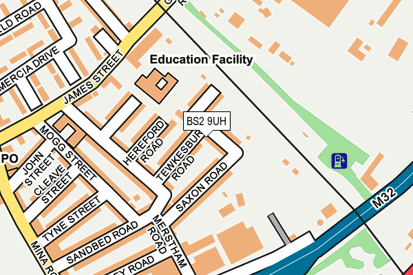 BS2 9UH map - OS OpenMap – Local (Ordnance Survey) BS2 9UH map - OS OpenMap – Local (Ordnance Survey)