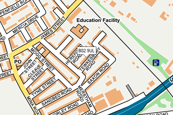 BS2 9UL map - OS OpenMap – Local (Ordnance Survey) BS2 9UL map - OS OpenMap – Local (Ordnance Survey)