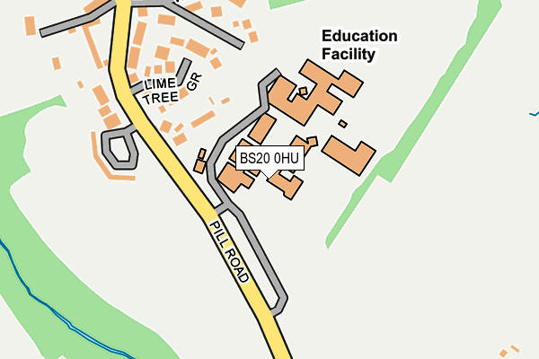 BS20 0HU map - OS OpenMap – Local (Ordnance Survey)