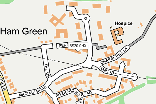BS20 0HX map - OS OpenMap – Local (Ordnance Survey)