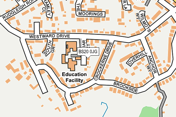 BS20 0JG map - OS OpenMap – Local (Ordnance Survey) BS20 0JG map - OS OpenMap – Local (Ordnance Survey)