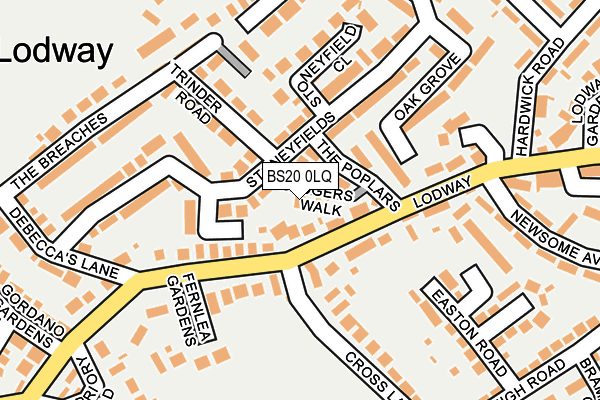 BS20 0LQ map - OS OpenMap – Local (Ordnance Survey)