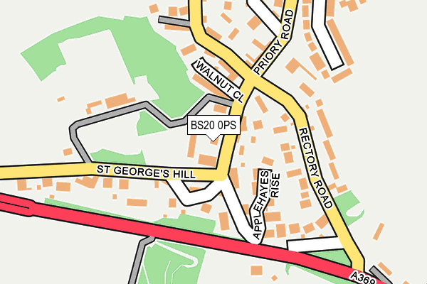 BS20 0PS map - OS OpenMap – Local (Ordnance Survey)