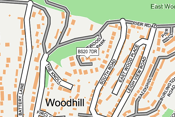 BS20 7DR map - OS OpenMap – Local (Ordnance Survey) BS20 7DR map - OS OpenMap – Local (Ordnance Survey)