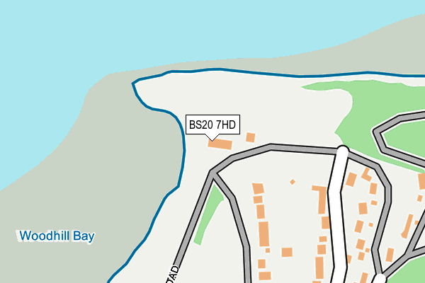 BS20 7HD map - OS OpenMap – Local (Ordnance Survey) BS20 7HD map - OS OpenMap – Local (Ordnance Survey)