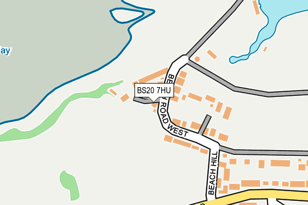 BS20 7HU map - OS OpenMap – Local (Ordnance Survey) BS20 7HU map - OS OpenMap – Local (Ordnance Survey)