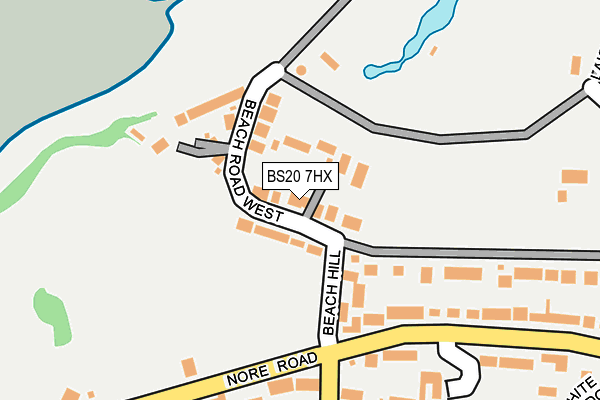 BS20 7HX map - OS OpenMap – Local (Ordnance Survey) BS20 7HX map - OS OpenMap – Local (Ordnance Survey)