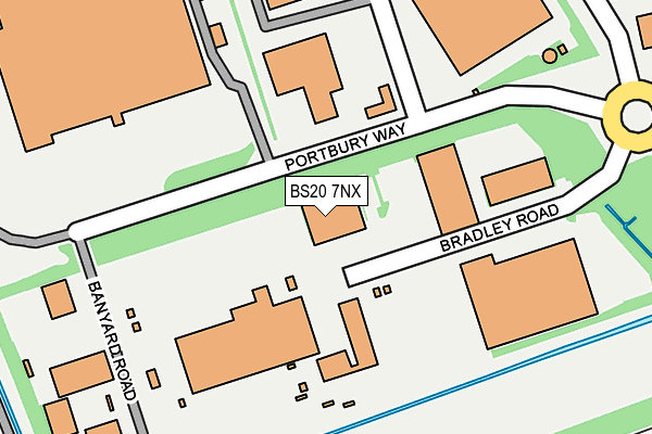BS20 7NX map - OS OpenMap – Local (Ordnance Survey) BS20 7NX map - OS OpenMap – Local (Ordnance Survey)