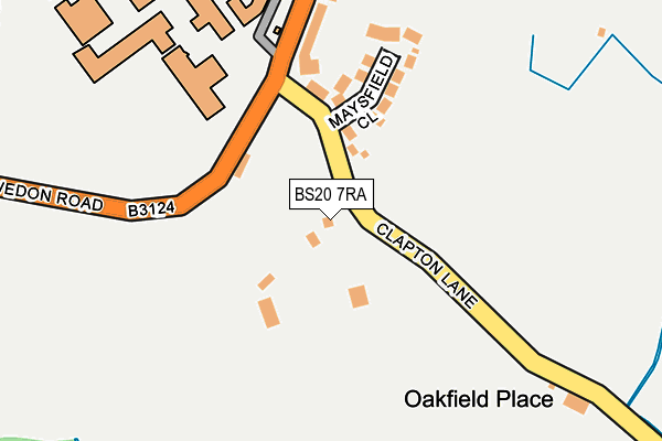 BS20 7RA map - OS OpenMap – Local (Ordnance Survey) BS20 7RA map - OS OpenMap – Local (Ordnance Survey)