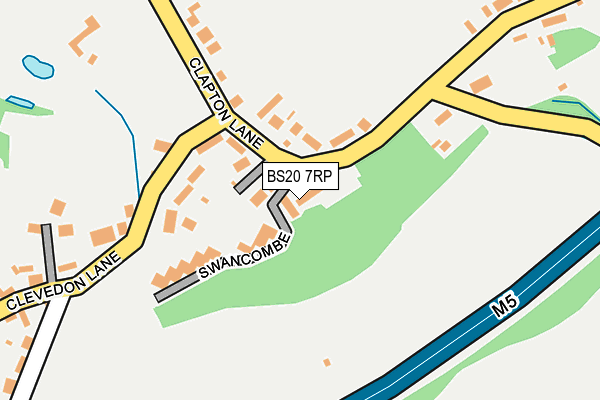 BS20 7RP map - OS OpenMap – Local (Ordnance Survey) BS20 7RP map - OS OpenMap – Local (Ordnance Survey)