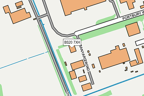 BS20 7XH map - OS OpenMap – Local (Ordnance Survey)