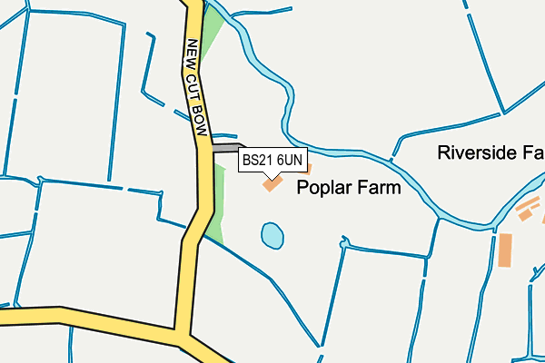 BS21 6UN map - OS OpenMap – Local (Ordnance Survey)