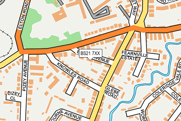BS21 7XX map - OS OpenMap – Local (Ordnance Survey) BS21 7XX map - OS OpenMap – Local (Ordnance Survey)
