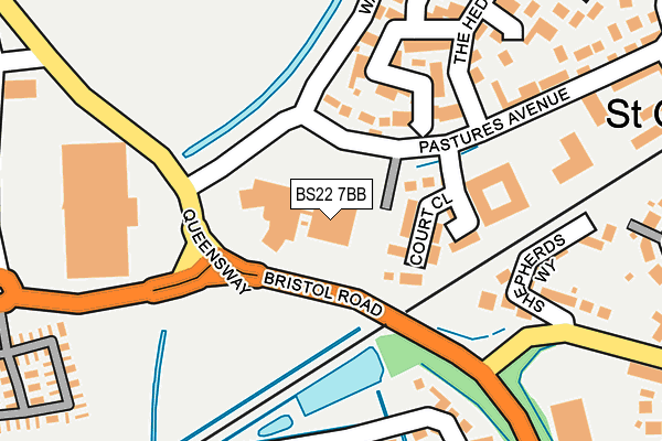 BS22 7BB map - OS OpenMap – Local (Ordnance Survey) BS22 7BB map - OS OpenMap – Local (Ordnance Survey)