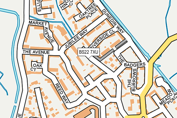 BS22 7XU map - OS OpenMap – Local (Ordnance Survey) BS22 7XU map - OS OpenMap – Local (Ordnance Survey)