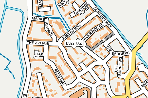BS22 7XZ map - OS OpenMap – Local (Ordnance Survey) BS22 7XZ map - OS OpenMap – Local (Ordnance Survey)