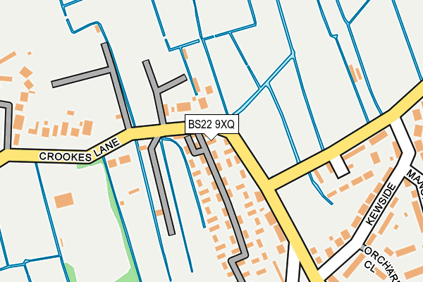 BS22 9XQ map - OS OpenMap – Local (Ordnance Survey) BS22 9XQ map - OS OpenMap – Local (Ordnance Survey)