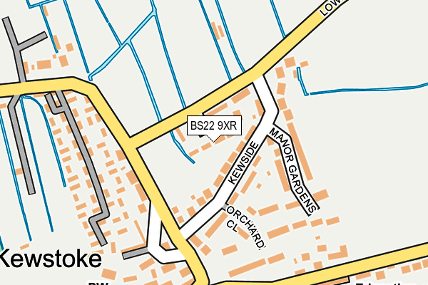 BS22 9XR map - OS OpenMap – Local (Ordnance Survey) BS22 9XR map - OS OpenMap – Local (Ordnance Survey)