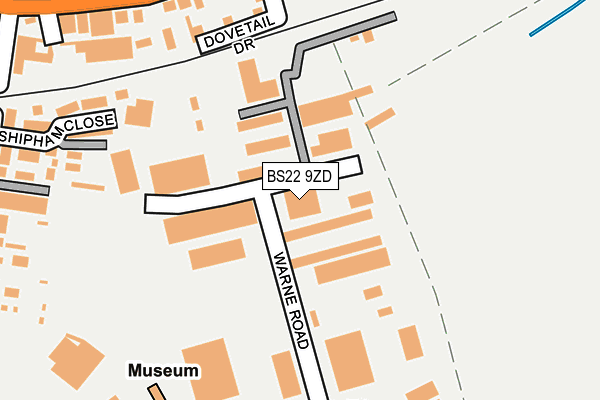 BS22 9ZD map - OS OpenMap – Local (Ordnance Survey) BS22 9ZD map - OS OpenMap – Local (Ordnance Survey)
