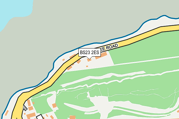 BS23 2ES map - OS OpenMap – Local (Ordnance Survey) BS23 2ES map - OS OpenMap – Local (Ordnance Survey)