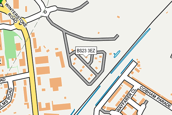 BS23 3EZ map - OS OpenMap – Local (Ordnance Survey) BS23 3EZ map - OS OpenMap – Local (Ordnance Survey)