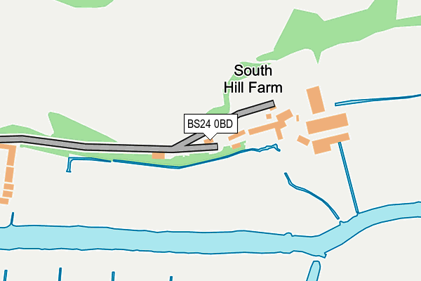 BS24 0BD map - OS OpenMap – Local (Ordnance Survey) BS24 0BD map - OS OpenMap – Local (Ordnance Survey)