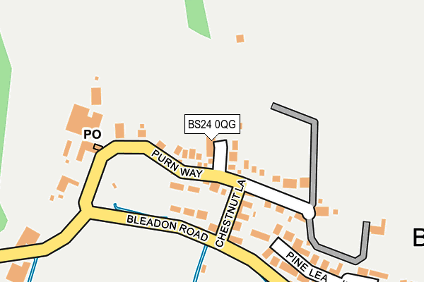 BS24 0QG map - OS OpenMap – Local (Ordnance Survey) BS24 0QG map - OS OpenMap – Local (Ordnance Survey)