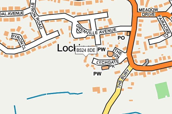 BS24 8DE map - OS OpenMap – Local (Ordnance Survey) BS24 8DE map - OS OpenMap – Local (Ordnance Survey)