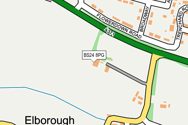 BS24 8PG map - OS OpenMap – Local (Ordnance Survey) BS24 8PG map - OS OpenMap – Local (Ordnance Survey)