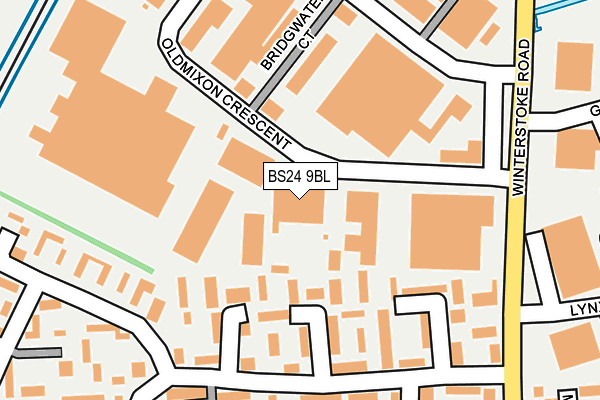 BS24 9BL map - OS OpenMap – Local (Ordnance Survey) BS24 9BL map - OS OpenMap – Local (Ordnance Survey)
