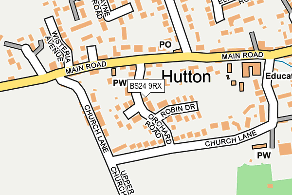 BS24 9RX map - OS OpenMap – Local (Ordnance Survey) BS24 9RX map - OS OpenMap – Local (Ordnance Survey)