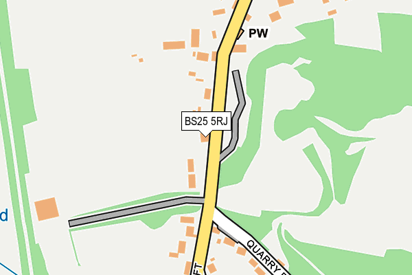 BS25 5RJ map - OS OpenMap – Local (Ordnance Survey) BS25 5RJ map - OS OpenMap – Local (Ordnance Survey)