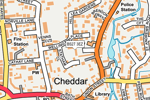 BS27 3EZ map - OS OpenMap – Local (Ordnance Survey) BS27 3EZ map - OS OpenMap – Local (Ordnance Survey)