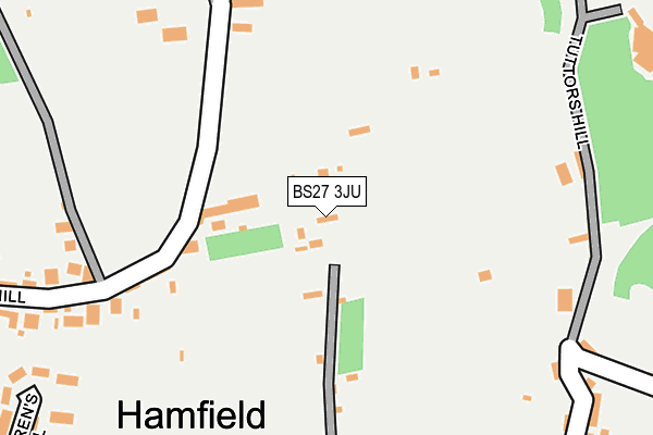 BS27 3JU map - OS OpenMap – Local (Ordnance Survey) BS27 3JU map - OS OpenMap – Local (Ordnance Survey)
