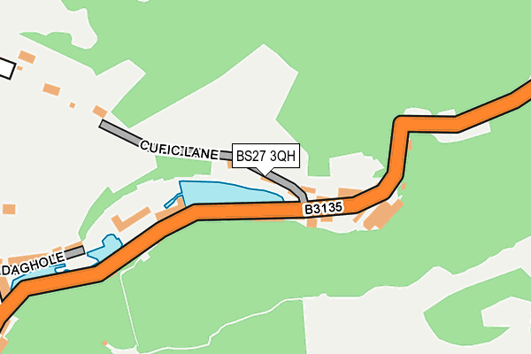 BS27 3QH map - OS OpenMap – Local (Ordnance Survey) BS27 3QH map - OS OpenMap – Local (Ordnance Survey)