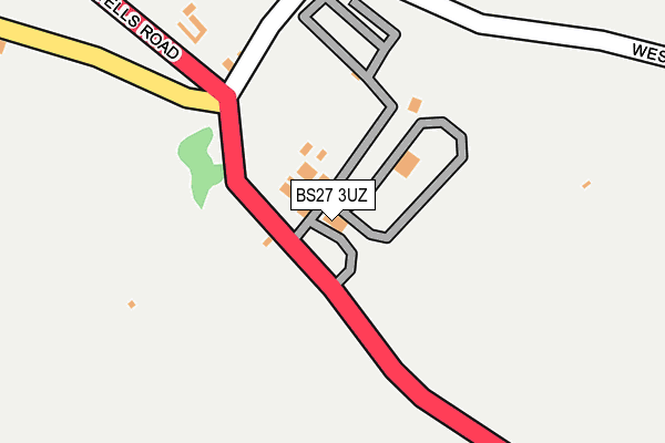 BS27 3UZ map - OS OpenMap – Local (Ordnance Survey) BS27 3UZ map - OS OpenMap – Local (Ordnance Survey)