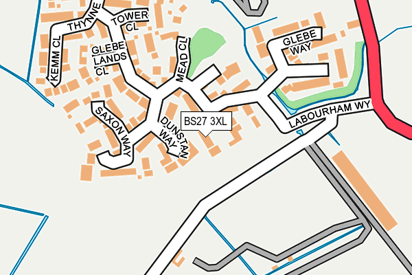 BS27 3XL map - OS OpenMap – Local (Ordnance Survey) BS27 3XL map - OS OpenMap – Local (Ordnance Survey)